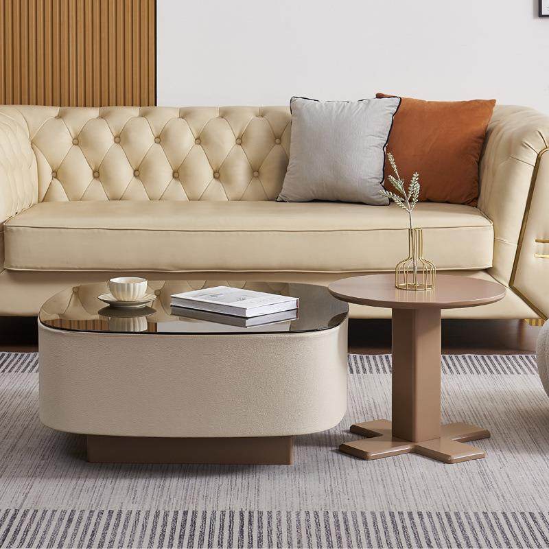 意式轻奢岩板奶油现代极简客厅家用小户型组合茶几新款边几网红款,3C数码配件,USB灯,淘宝优惠券,粉丝福利购,淘宝优惠卷