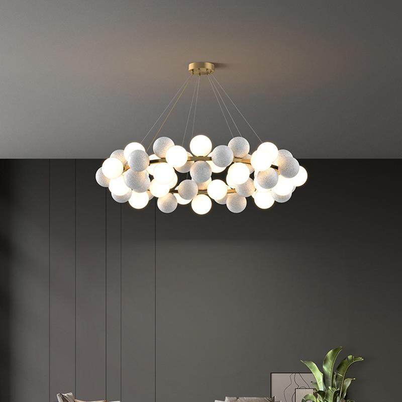 全铜奶油风魔豆客厅灯意大利设计师创意餐厅吊灯卧室球球新款灯具,3C数码配件,USB灯,淘宝优惠券,粉丝福利购,淘宝优惠卷
