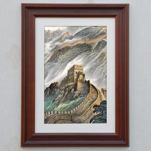 实木相框挂墙16 24 30 36寸4k卡纸画框中式框 中国风创意像框