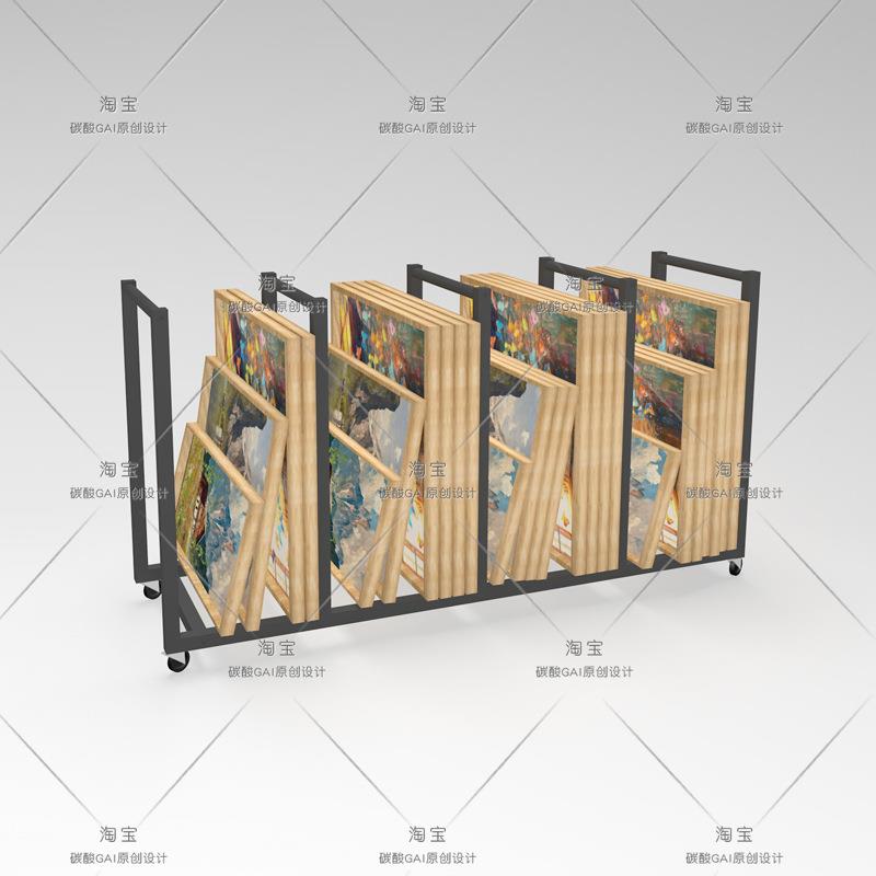 艺术扳收纳展示存放架没事油画扳子陈列摆放相框置物收纳整理
