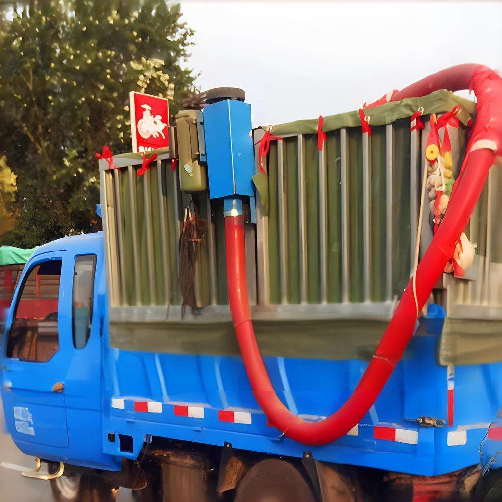 220V电压粮食抽料机 省人力电动吸麦机 车载式石灰石粉上料机