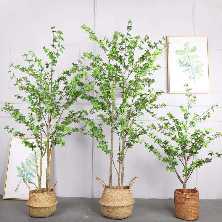 日式网红仿真吊钟树 人造装饰景观树盆景落地 仿真绿植吊钟树盆栽