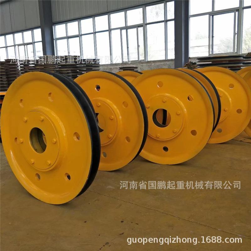 16吨起重机双梁吊钩滑车滑轮组铸钢热轧行车天车导绳轮导向轮