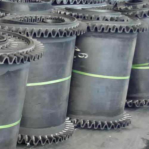 尼龙输送带厂家石料水泥运输带B1200NN200耐200度挡边传输带