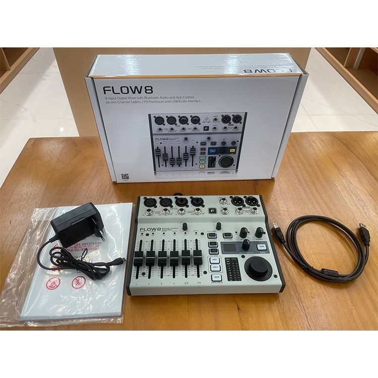 FLOW8 数字调音台8输入USB/音频接口带48V幻象电源Digital mixer