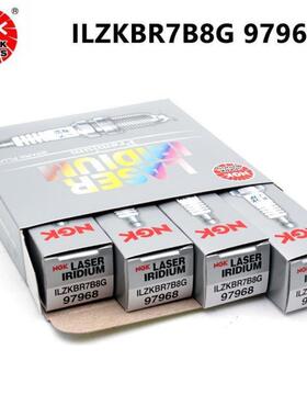 NGK铱铂金火花塞ILZKBR7B8G97968宝/马MI/NI标志308/408世嘉1.6T