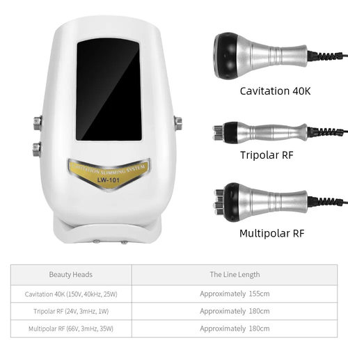 40K3in1CavitationUltrasonicBodySlimmingMachineRFBe