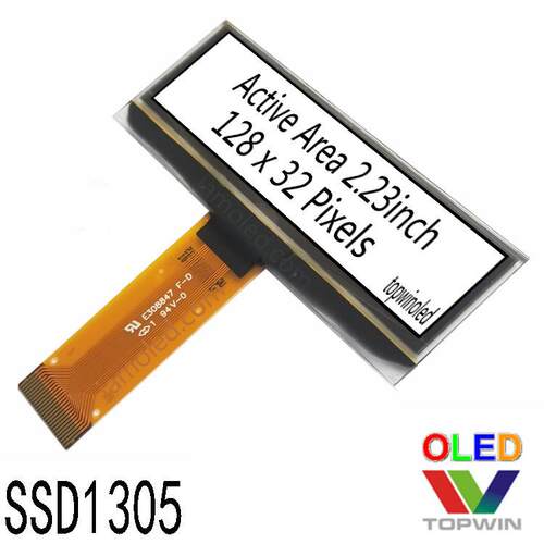 2.23寸白光蓝色黄色绿色oled液晶屏2.3英寸单色直销