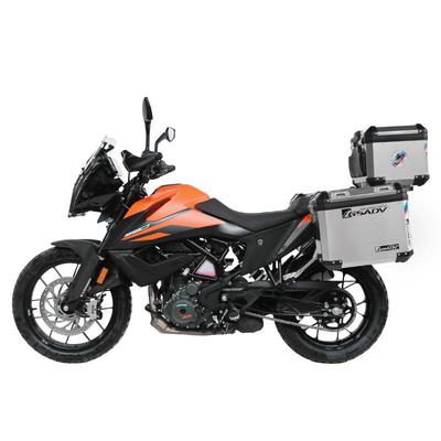 GSADV适用于KTM390ADV铝合金三箱边箱尾箱改装件快拆护杠保护越野