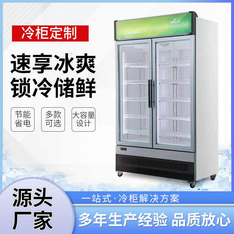 超市展示柜冷藏冷冻单门三门保鲜立式商用冰柜冷柜超市饮料柜