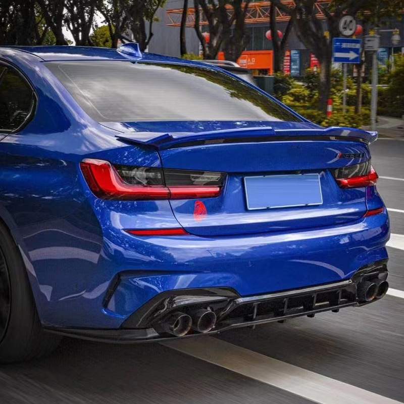 适用21-23年宝马3系G20/G28加装GS380尾翼YOFER带面漆i3尾翼无损