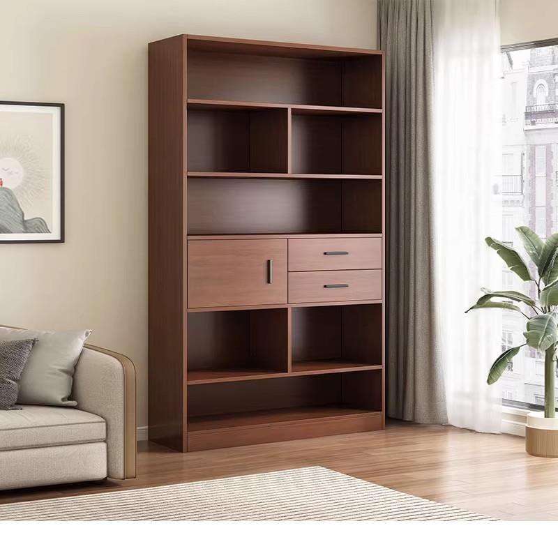 文件柜办公室书柜档案资料柜木质收纳柜子分层隔板储物柜落地靠墙