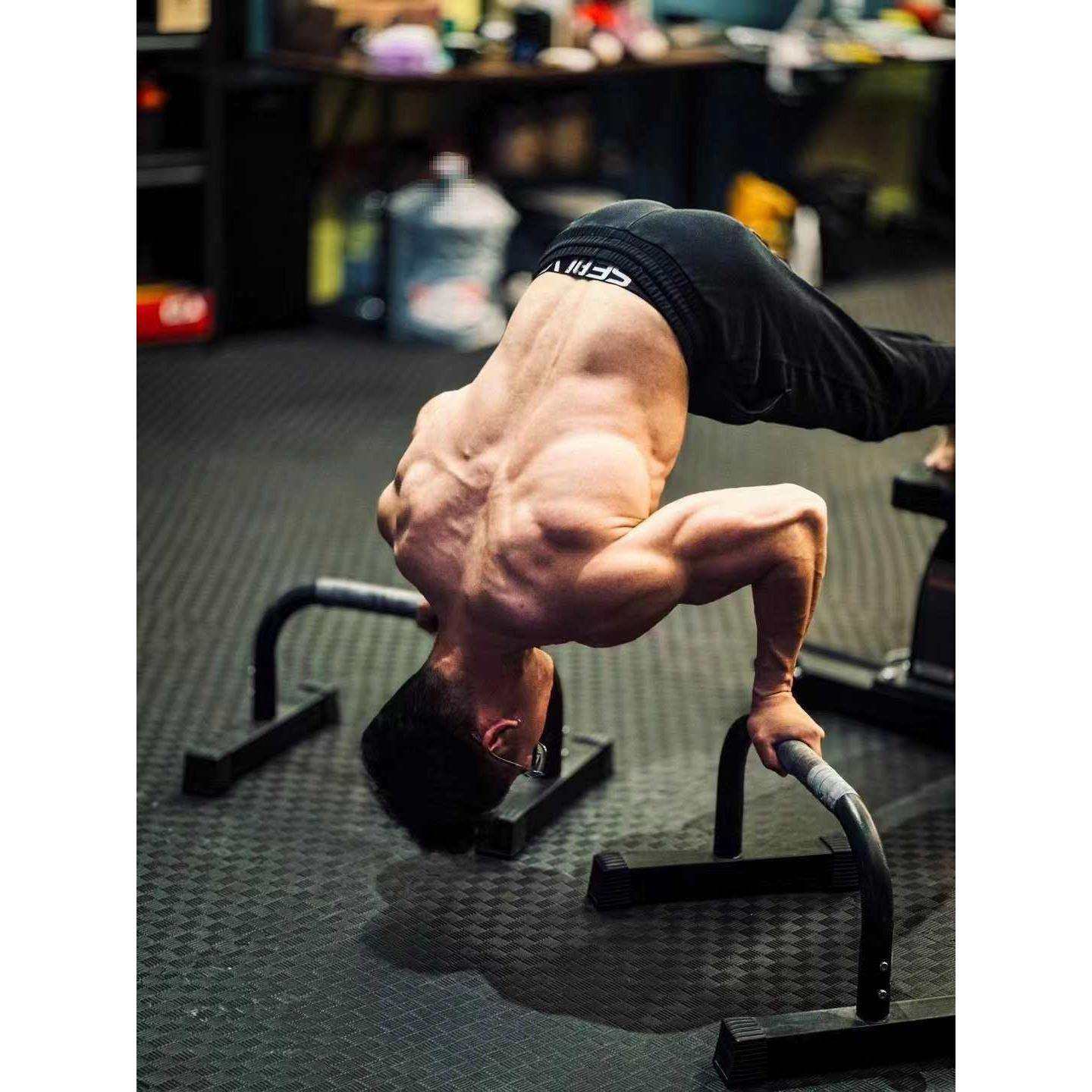 徒手街健俄挺式支架单双杠木制男俄挺倒立练习实木俄挺俯卧撑支架