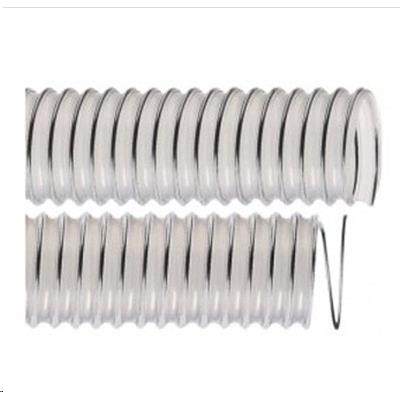 VI906F1.5mm壁厚-钢丝加强透明PU软管【食品级】