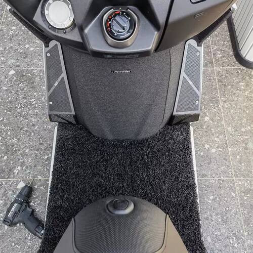 适用光阳RKS H150改装脚踏板铝合金脚垫Racing X150前后脚垫配件