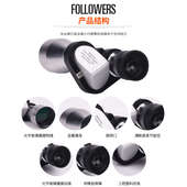 拐角合金单筒便携迷你高倍高清夜视非红外微光30000米天文月亮