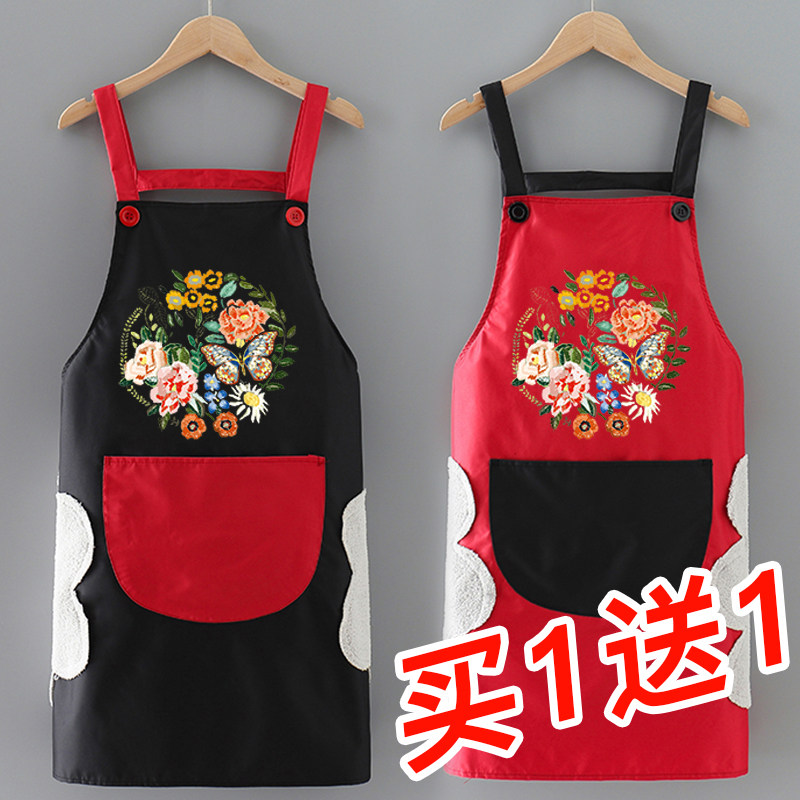 速发围裙背带式家用厨房防作防油2021新款士夏季做饭工水服