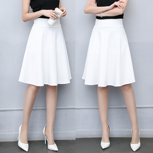 速发白色水服舞裙子舞跳短裙舞裙群广场舞服装舞蹈兵演出服半身裤