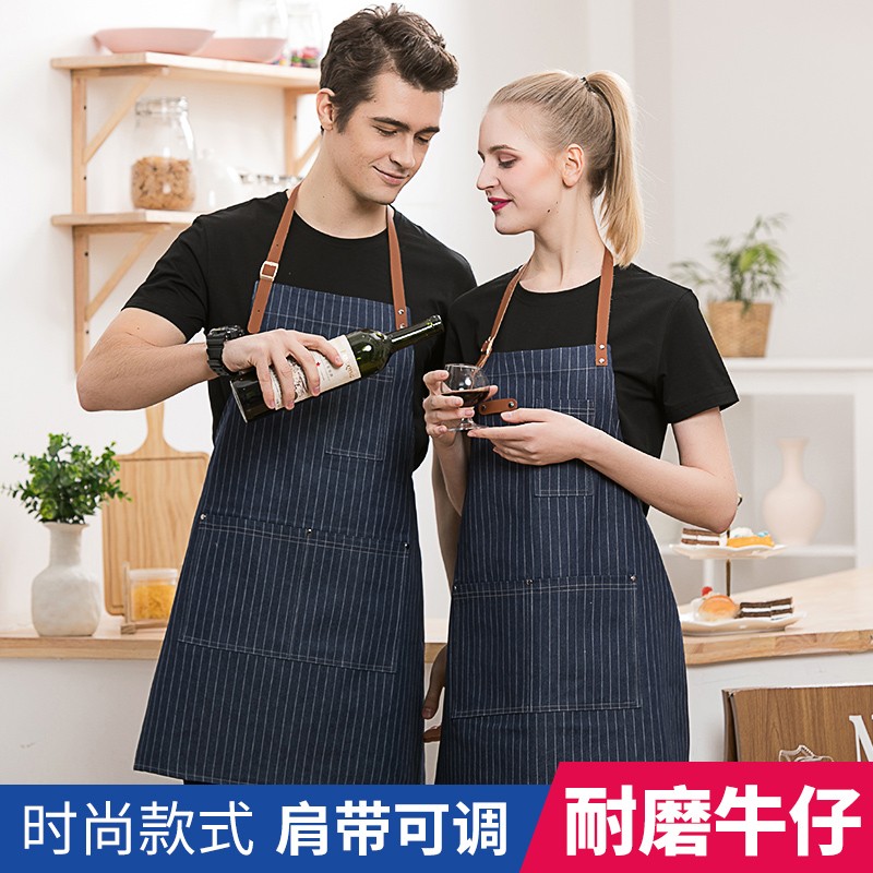 速发技仔围裙发理美发店烫染牛师男廊发师专用工作服不沾发耐磨潮