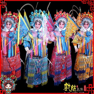 速发京 戏曲服装穆戏服花旦剧武旦 桂英服装 电靠服装大靠