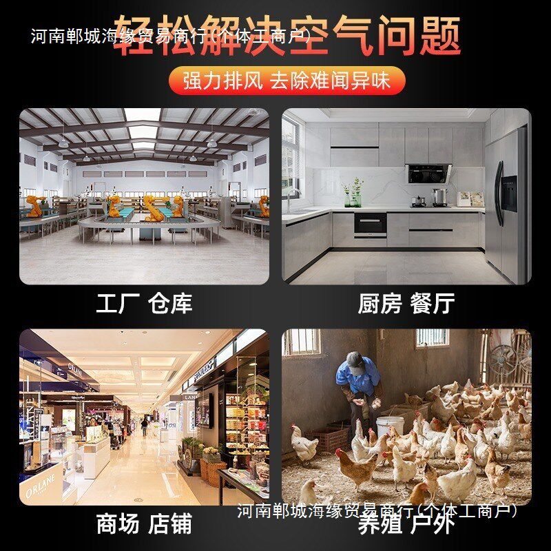 速发轴流抽风机排气扇工业房用大功率22换v0气扇厨商抽油烟通风机