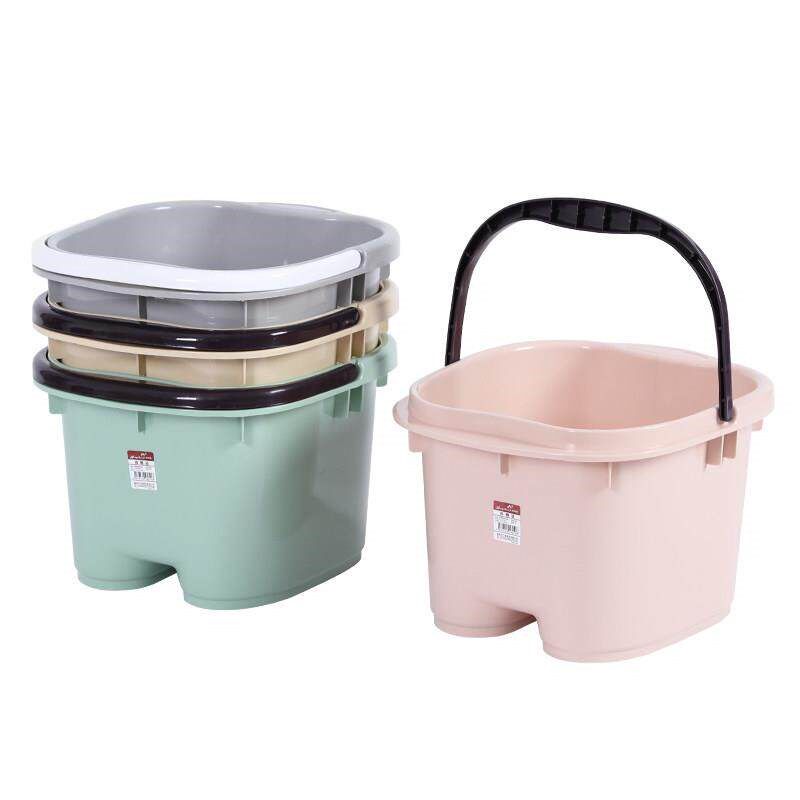 速发泡脚桶家用泡脚盆塑料按摩洗脚盆过小腿桶过膝高足浴盆保温洗