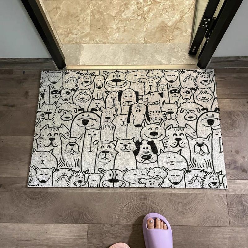 速发进门踩地家入门蹭脚垫大门口入户式毯用门垫丝圈门厅防水室外