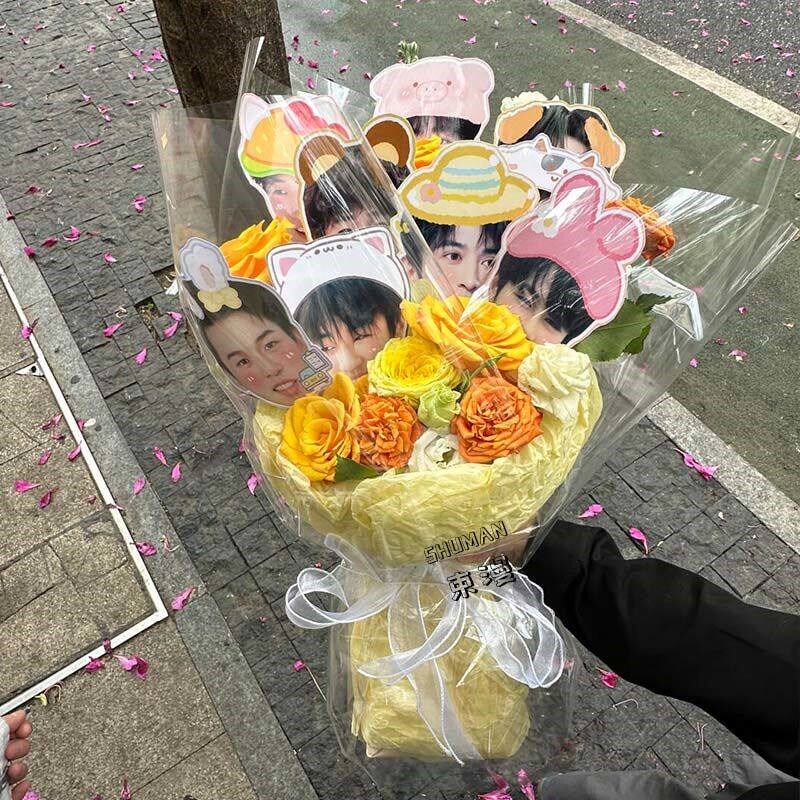 速发创意十个勤天成品香皂花束拍照道具生日礼物应援花束送朋友闺
