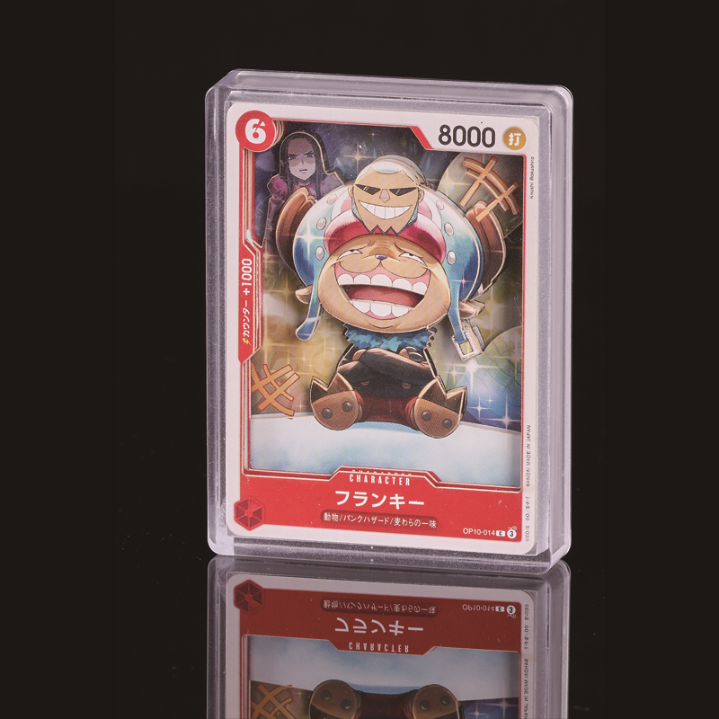 海贼王动漫裸眼3D立体卡牌水晶砖亚克力盒磁吸冰箱贴路飞索隆娜美