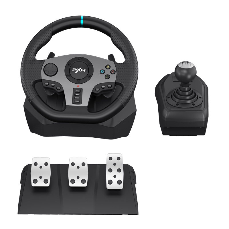 赛车游戏方向盘 带离合 手动排挡兼容PC/PS3/PS4/XBOX ONE/SWITCH