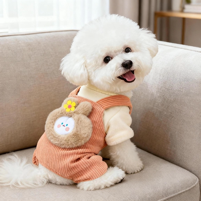 狗狗衣服新款秋冬兔子背带裤四脚