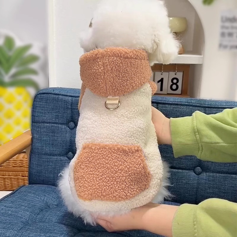 狗狗衣服可牵引秋冬装毛绒保暖加厚宠物泰迪贵宾比熊小型犬猫棉衣,宠物/宠物食品及用品,狗宠物服装/雨衣,淘宝优惠券,粉丝福利购,淘宝优惠卷