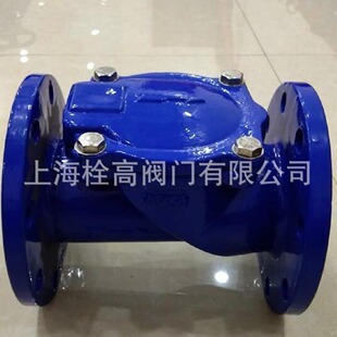 法兰橡胶板止回阀 HC44X-16橡胶板止回阀 不锈钢橡胶板止回阀