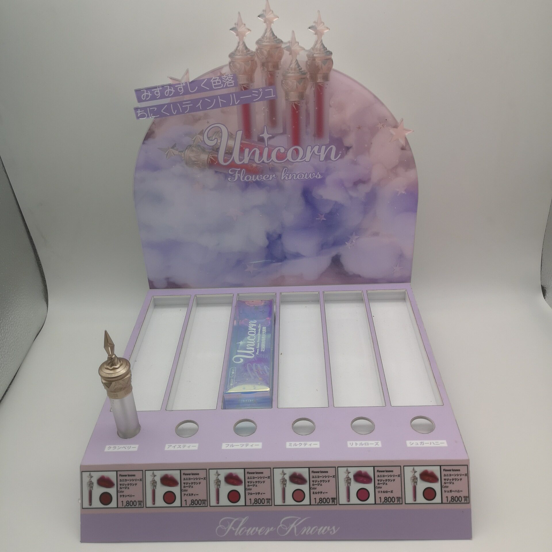 亚克力化妆品架卡槽展示架有机玻璃产品陈列展销架收纳展销陈列