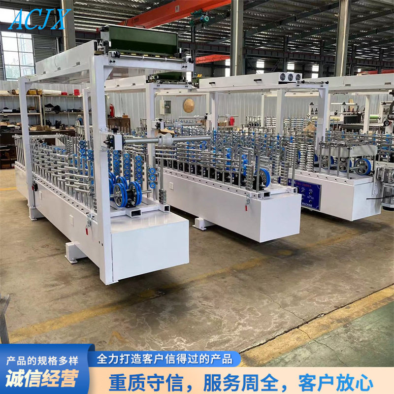 全自动冷胶格栅包边机6米
