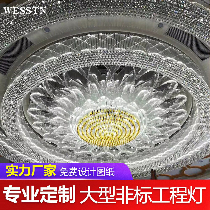 订置欧餐厅铜简约轻奢卧室灯具欧式全铜吸顶灯圆形美式客厅水晶灯