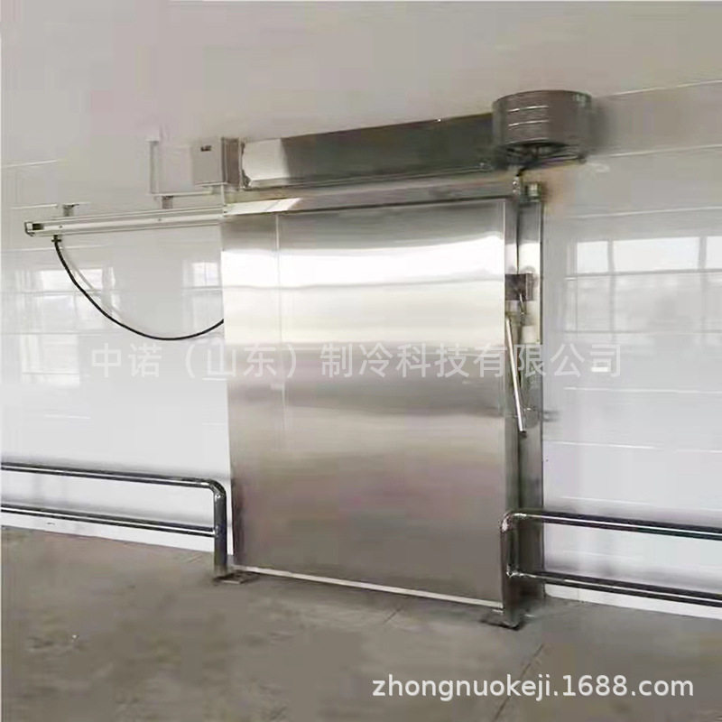 不锈钢电动平移门厂家安装冷库保温密封平开门聚氨酯保温门智能