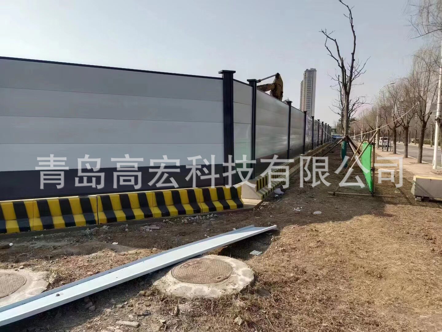青岛地铁钢结构装配式围挡