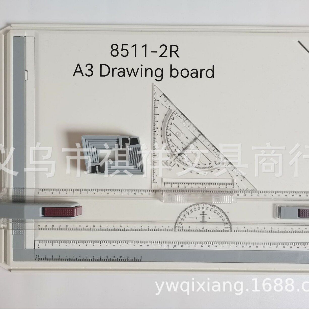 8511-2R绘图板 A3绘图板 制图板 绘图模板 绘画板