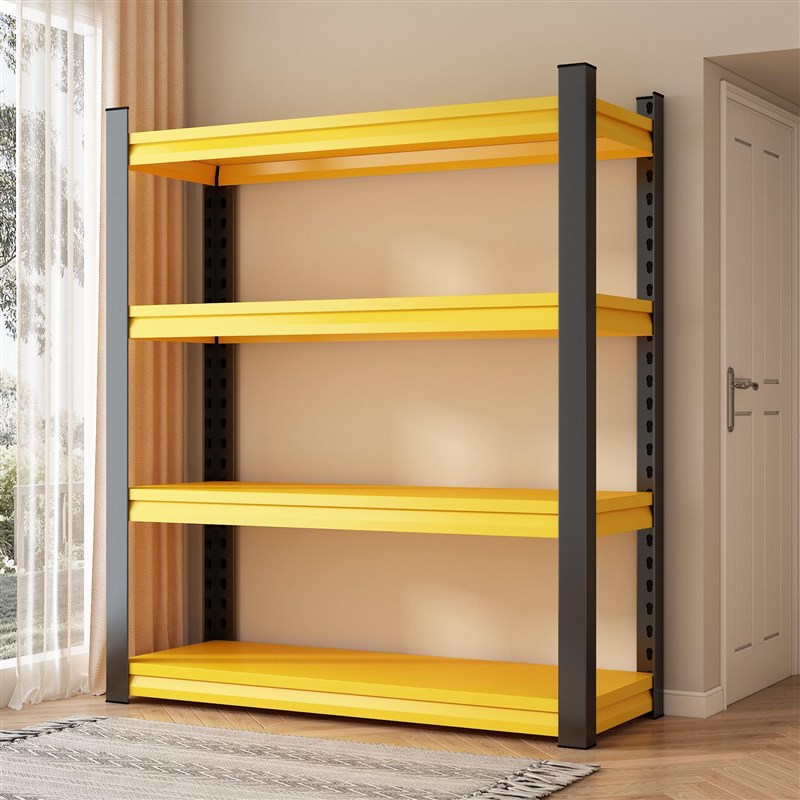 货架家用阳台置物架仓库货架多y层置物架室内落地展示架钢制置物