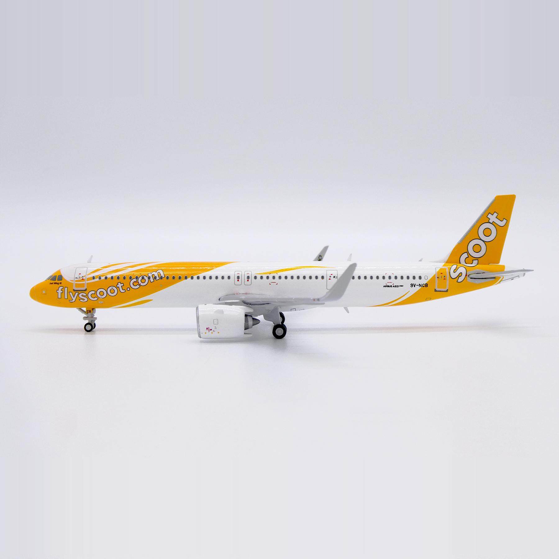 JC wings EW421N013 1:400 酷航 A321NEO 9V-NCB合金飞机模型