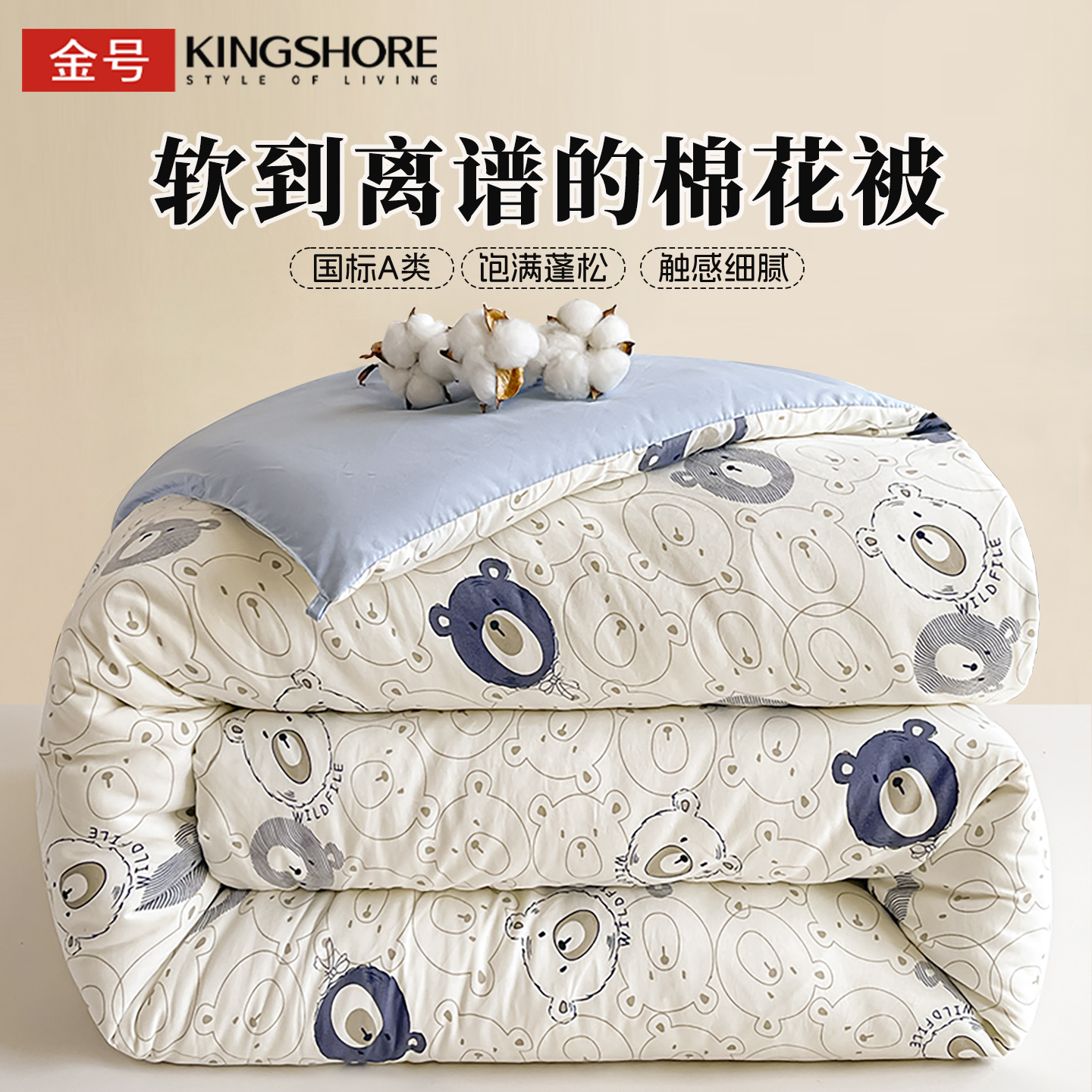 A类新疆棉花被子四季春秋被芯