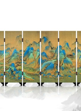 桌面漆器小屏风装饰品中国风出国礼品家居摆件特色工艺品纪念品