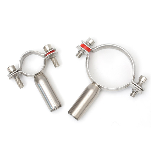 304不锈钢管支架PVC固定夹管夹管卡管码夹卡箍焊接托架水管支撑架