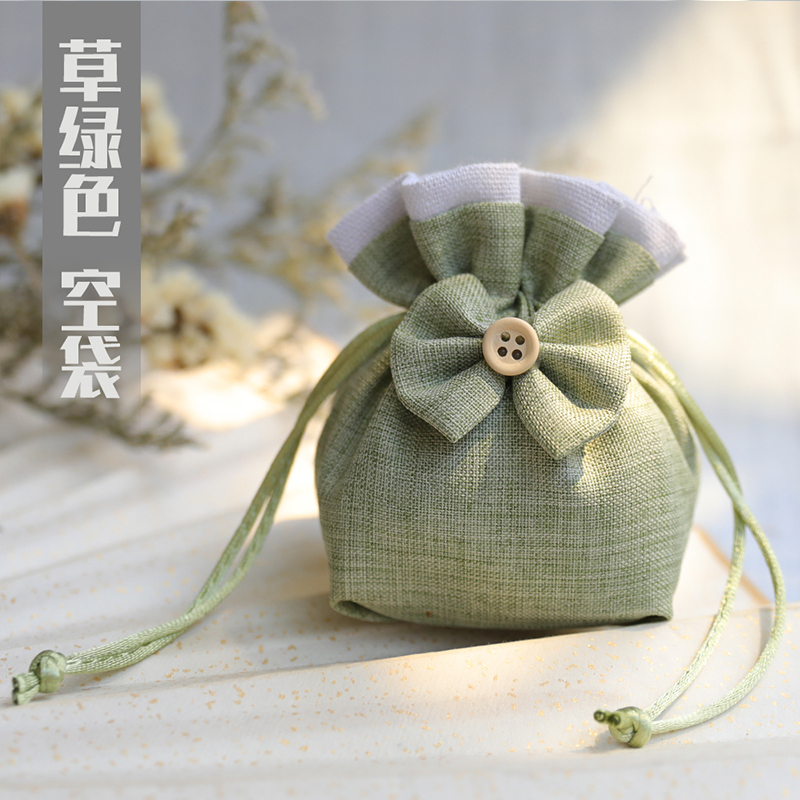香包袋香囊空袋子端午节diy材料荷包袋锦囊抽绳迷你小布袋收纳袋