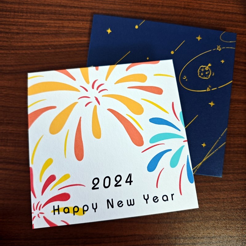 2025新年祝福贺卡定制照片文字代写打印内容卡片小高档闪光卡手绘