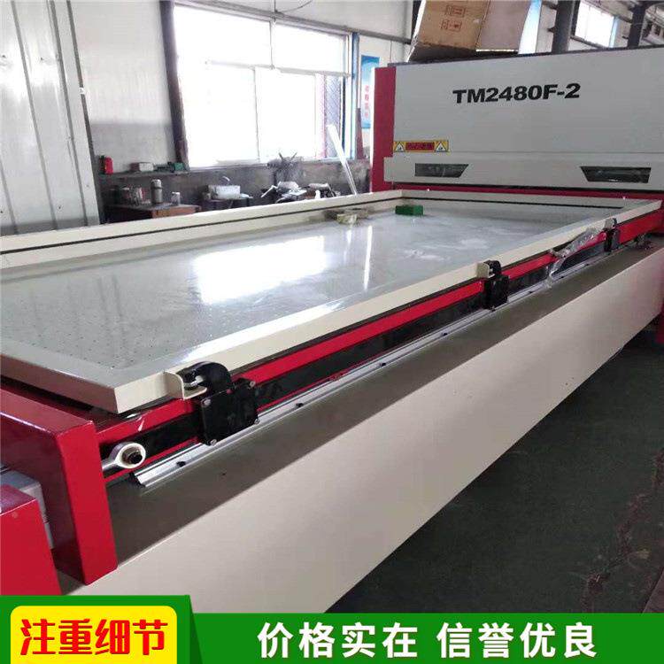 软橱柜C门JH-2480真空包覆膜机双工位PV整体柜吸塑机皮工艺品覆木