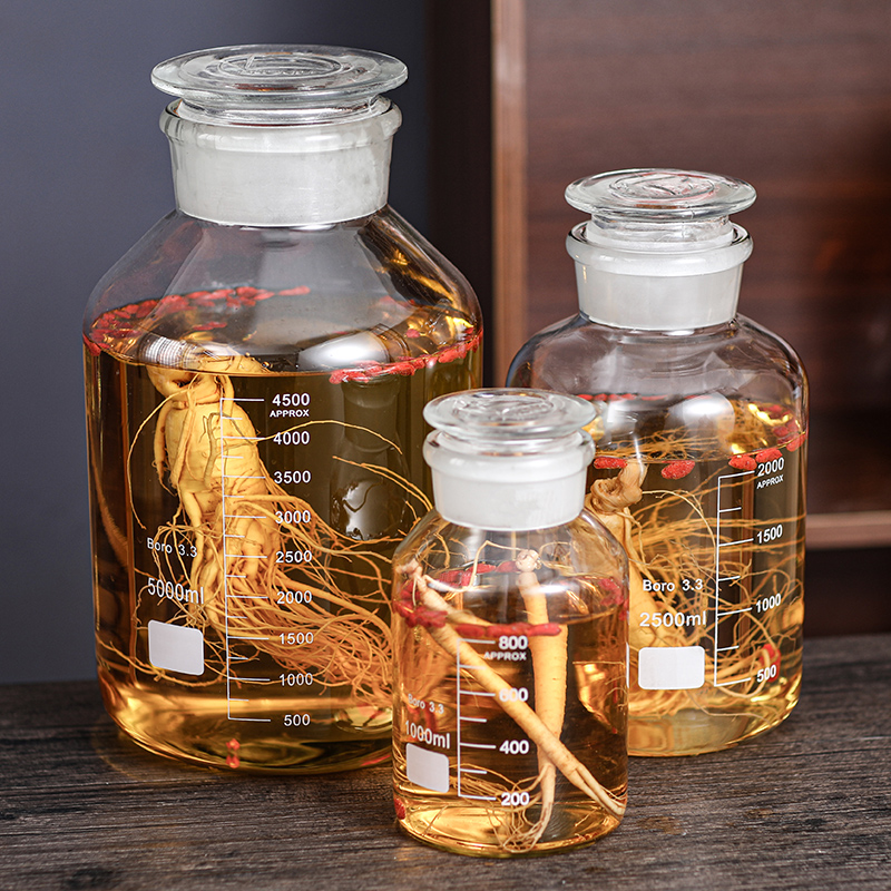 兰泊尔密封泡酒瓶子加厚耐热