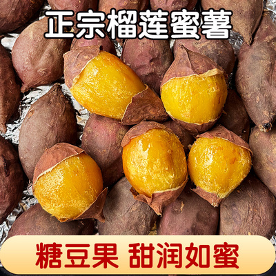 桃小蒙汀甜榴莲蜜薯新鲜红薯软糯香甜红薯番薯蜜薯糖豆健康早餐