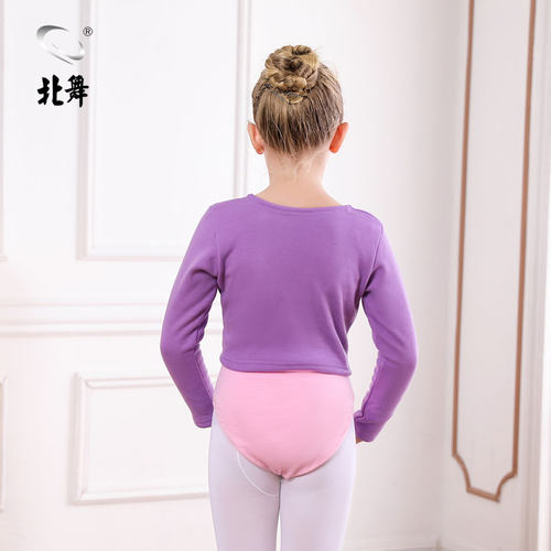 速发装舞儿童舞蹈服长袖小外套坎肩毛衣北秋冬跳舞服孩童练功服